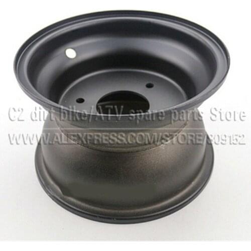 Size 6 inch wheel hub use 145/70-6 13x5.00-6 13x6.50-6 tire tyre ATV 3 hole Vacuum rims for 110-125cc Go-Kart, ATV, lawn mower