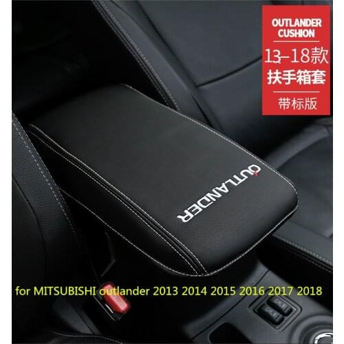 Leather car central armrest box holster for MITSUBISHI outlander 2013 2014 2015 2016 2017 2018 2019 2020 Accessories Car-styling