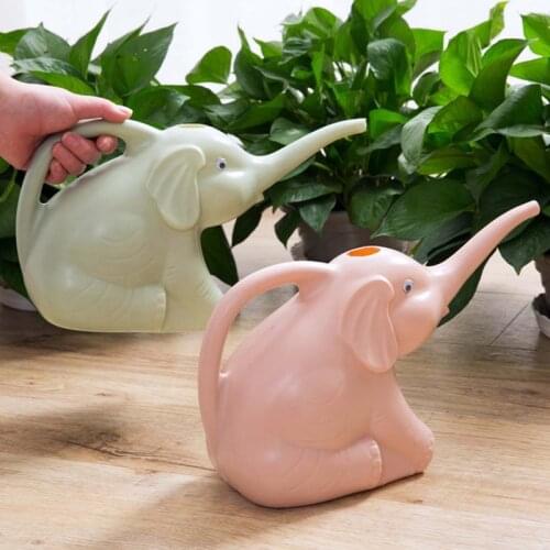 Elephant Shaped Watering Can Home Patio Lawn Gardening Plant Outdoor Cute Cartoon Plastic Watering Pot Garden Watering Tools
