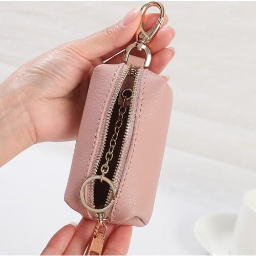 Fashion Car Key Bag for Men and Women Multifunctional Mini Coin Purse Waist Bag Door Keychain Coin Pouch Keychain