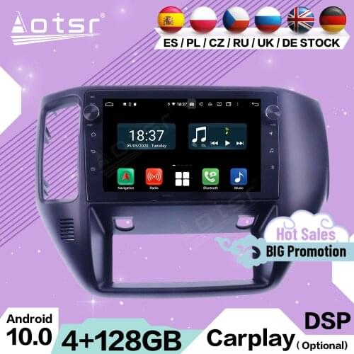 4+128G 2 Din Carplay Multimedia Stereo Android 10 For Nissan Patrol Y61 GPS Navigation Auto Video Audio Radio Receiver Head Unit