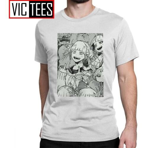 My Hero Academia T-Shirt Himiko Toga T Shirt Anime Manga Kawaii Best Waifu Men Novelty Cotton Tees Clothes