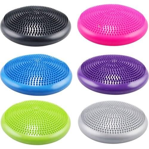 Inflatable Wobble Cushion, Stability Trainer Pad, Adults Exercise Balance Disc for Coordination Inflatable Wobble Cushion