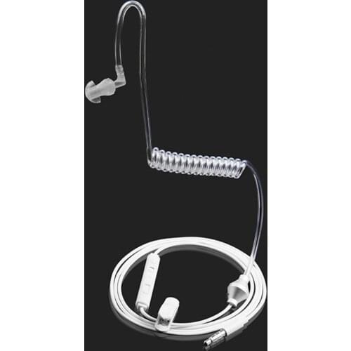 FBI Style Air Tube In-ear Headset Radiation protection Earphone monitor Earpiece Agent Headphone Mini Walkie Air duct earbuds