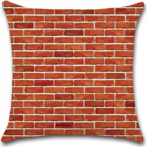 Wall wood pattern cushion cover Decor Chair seat car sofa Decoration office bedroom throw pillowcase Home house friend gift