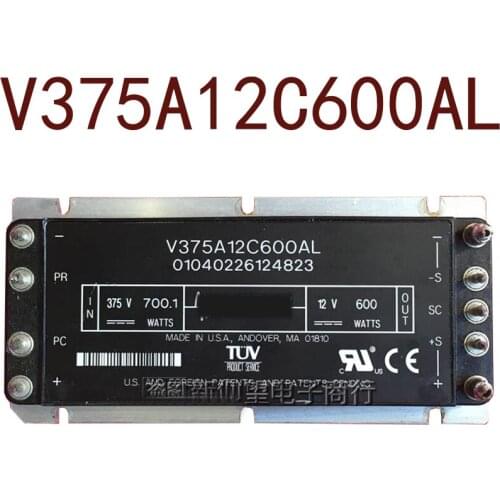 Original-- V375A12C600AL DC 375V-12V DC600W50A 1 year warranty {Warehouse spot photos