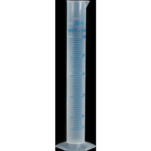 1 Pc Plastic Measuring Cylinder Laboratory Test Graduated Liquid Trial Tube Jar Tool New