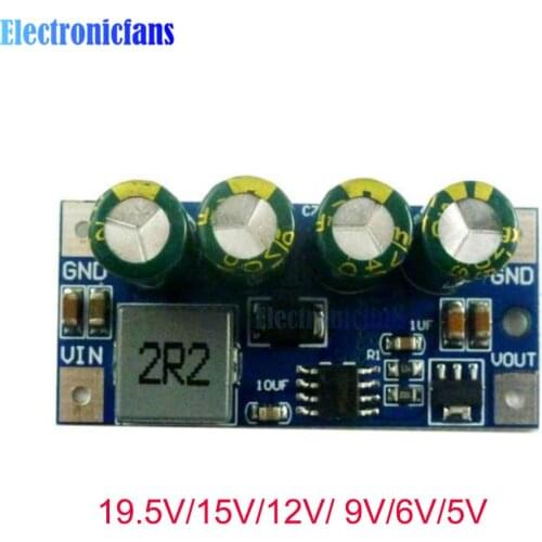 60W DC-DC 3.7V-18V to 5V 6V 9V 12V 15V 19.5V Step Up Boost Board Converter Power Supply Molude for Lead Acid Lithium Battery Car