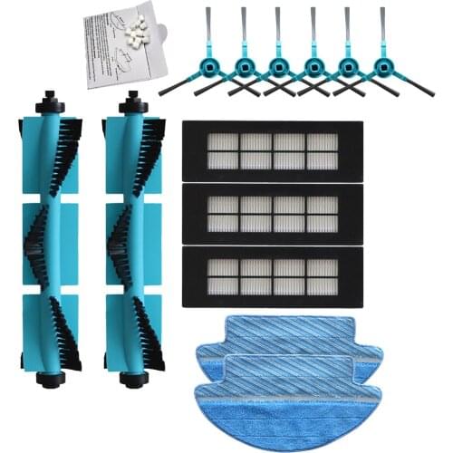 Roller Brush Hepa filter Side Brush Filter for Cecotec Conga 3090 Series Vacuum Cleaner Parts Mop Pad Cloth parts water tank