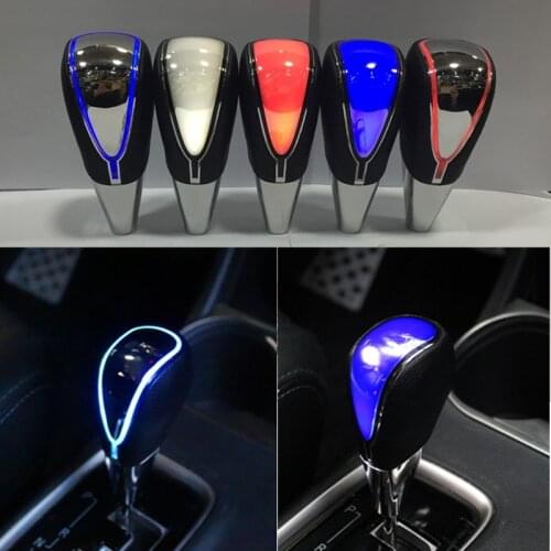 Car Shift Knob Touch Motion Activated White Led Light Universal Fashion SHifter Gear Knob For Toyota Bmw Honda Focus Golf 5 6 7