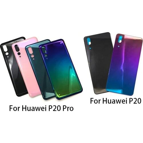 Replacement Glass Battery Back Cover Case For Huawei P20 Pro