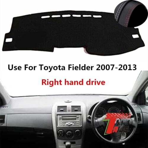 TAIJS Factory protective Classic Leather Car Dashboard Cover For TOYOTA Fielder 2007 2008 09 2010 2011 12 13 Right hand drive