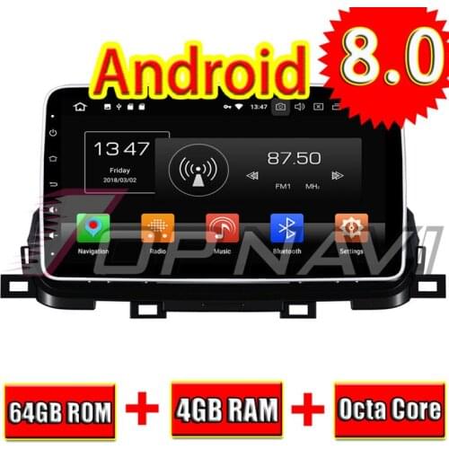 Topnavi Octa Core Android 8.0 Car Autoradio Player for KIA Sportage 2018 Radio Stereo Video Multimedia 2 Din GPS Stereo NO DVD