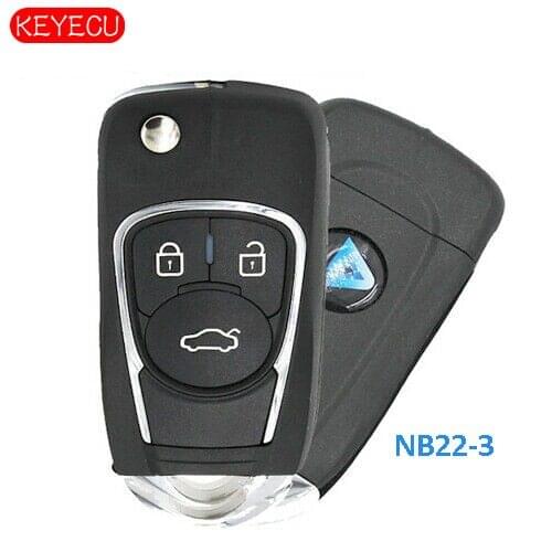 Keyecu 5PCS KEYDIY Universal KD Remotes NB-Series for KD900 KD900+ URG200+ KD-X2 NB22-3