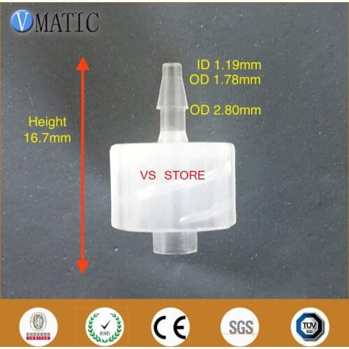 High Quality Pack Of 10 X 1/16 Inch Barb Male Luer Lock Tapered Fitting (Polyprop) Luer Lock Tapered Connector