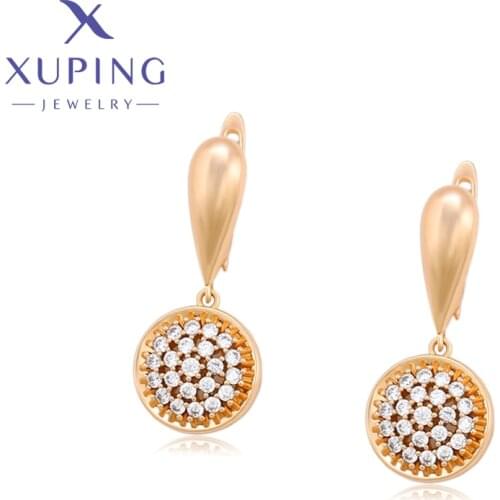 Xuping Jewelry New Arrival Fashion Flower Shaped Earrings For Women Gift S00114063