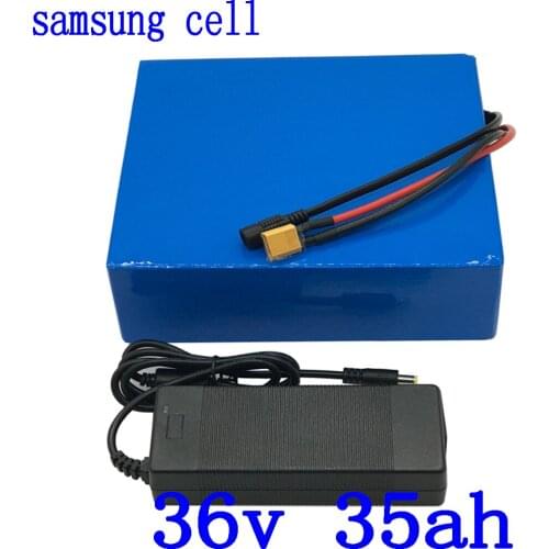 36V electric scooter battery 36V 35AH battery 36V ebike battery 36V 35AH Lithium battery pack use samsung cell with 5A charger