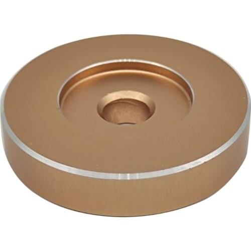 Aluminum Record Turntable Adapter for 7" Vinyl Technics SL1200 Ser 45 RPM Silver