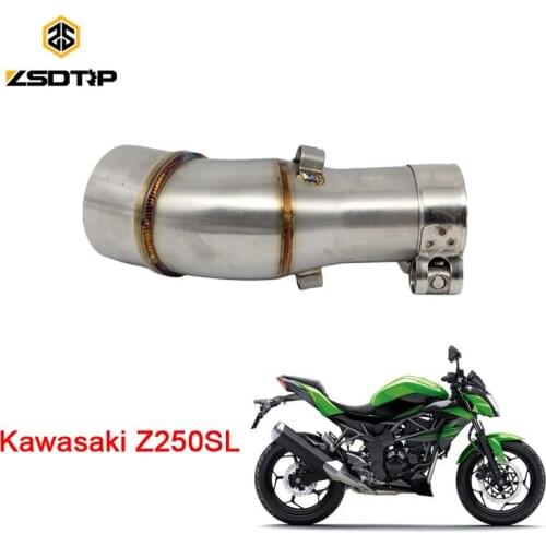 Free shipping ZSDTRP Motorcycle Modifiy exhaust pipe case for Kawasaki Z250SL model Stainless steel material