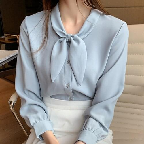 Blusas Mujer De Moda 2021 Blouse Women Long Sleeve Women Shirts Chiffon Blouse Shirt Tops Women Blouses Blusa Camisas Mujer D391