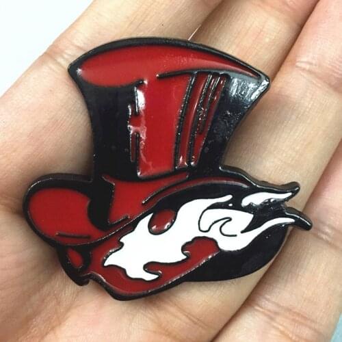 Shin Megami Tensei Persona 5 brooch badge Metal pin clothes backpack Cosplay accessories Kids Otaku gift
