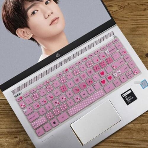 14 inch Laptop Notebook PC Silicone Keyboard Skin Cover For HP Pavilion 14-CE 14-CD 14-CK 14-DK 14-BW 14-BU 14-DF Series