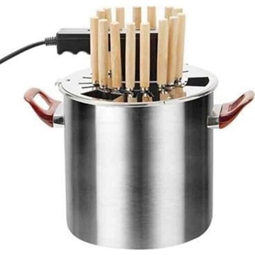 DMWD 220V Home Smokeless Rotisseries Stainless Steel Electric Barbecue Grill Electric Roast Kebab Machine For Family Party