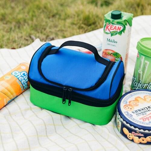 Food Fresh Bento Office Picnic Insulated Cooler Drink Everage Keeping Storage Tote Handbag Organizer Pack Accessories Supplies
