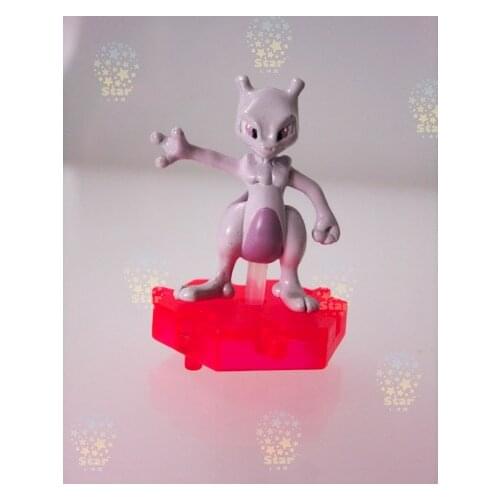 Legendary Pokemon Psychic Type Mewtwo Gashapon Toys Cute Action Figure Ornaments Model Toys