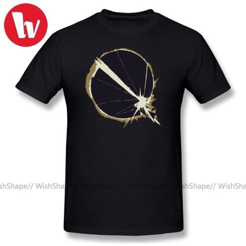 Queens Of The Stone Age Tee Shirt - Villians Logo T-Shirt Men Cartoon Print Graphic T Shirts Casual Short Sleeve Basic T Shirt