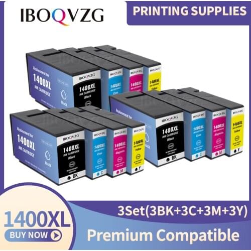 IBOQVZG Compatible Ink Cartridges For Canon PGI 1400 MAXIFY MB2040 MB2340 MB2140 MB2740 printer printers PGI-1400 PGI1400 XL