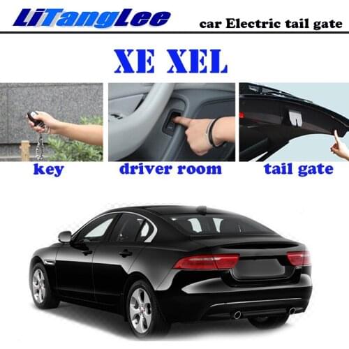 LiTangLee Car Electric Tail Gate Lift Tailgate Assist System For Jaguar XE XEL 2015~2020 Control Trunk Lid