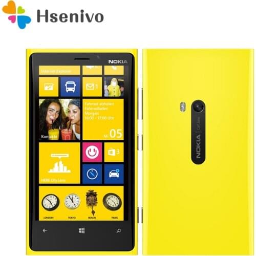 Nokia Lumia 920 Refurbished-Original Lumia 920 4.5' Wifi NFC Gps 3GB 4G 32GB 8MP Camera Unlocked Windows phone free shipping