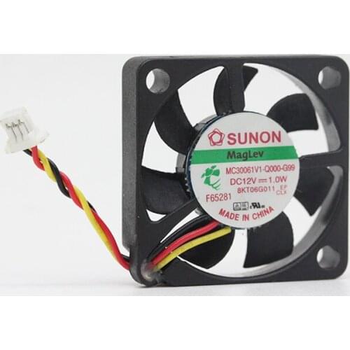 New Sunon 3006 12V 1.0W mc30061v1-q000-g99 ultra thin fan