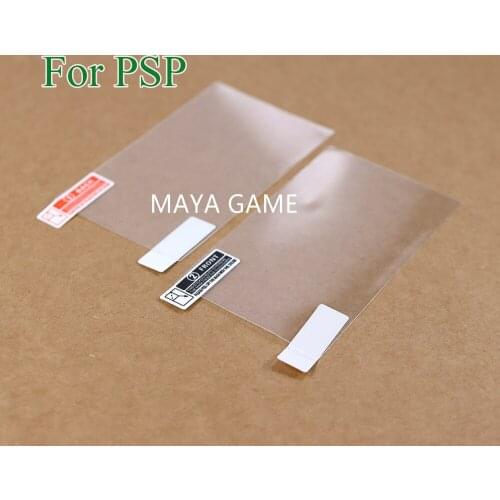 OCGAME clear screen protector Cover Plus Clean Cloth protective film for For PSP 1000 2000 3000 Protective Guard 10set