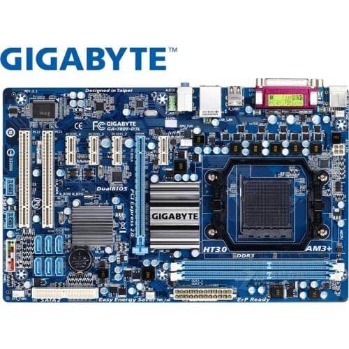 Original mainboard Gigabyte GA-780T-D3L DDR3 Socket AM3+ 780T-D3L boards 16GB 760G Desktop motherboards