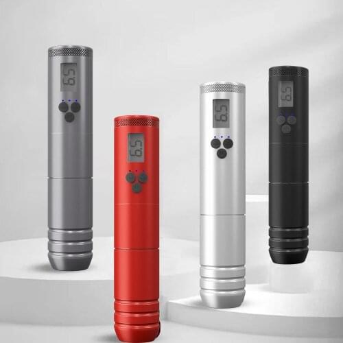 Wireless Battery Tattoo Pen Machine Replaceable 28 MM/32 MM Grip Customized Swiss Motor for Tattoo & Permanent Makeup