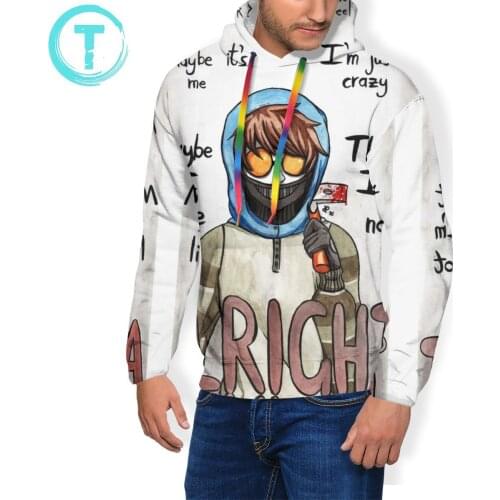 Ticci Toby Hoodie Ticci-Toby Hoodies Popular Black Pullover Hoodie Long Length Warm Streetwear Hoodies