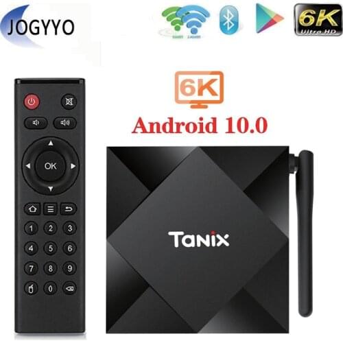 4k Tanix TX6S WIFI TV Box Android 10 Smart Set-Top Box Allwinner H616 Quad Core 4GB RAM 32GB 64GB ROM TV Box H.265 Media Player
