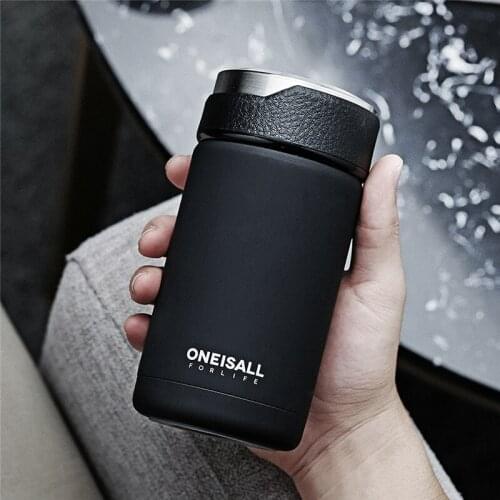 Vacuum Flasks Coffee Thermos Bottles Tea Infuser Coffee Mug 304 Stainless Steel My Car Thermal Insulation Bottle 380ml 680ml