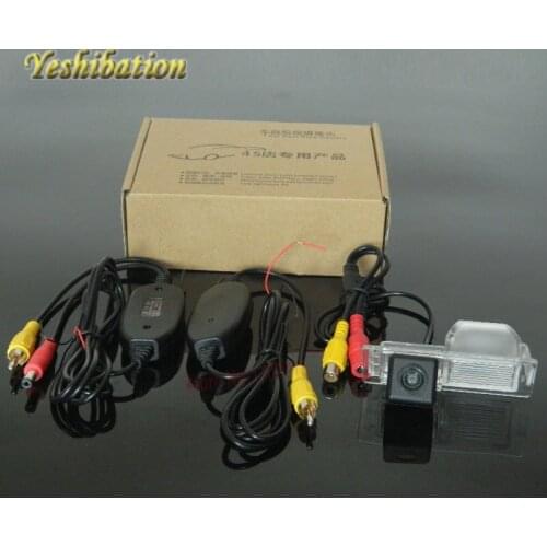 Yeshibation Wireless Camera RCA/AUX Video Transmitter and Receiver Kit For Buick Excelle GT 2015 Reverse Backup Rearview Camera