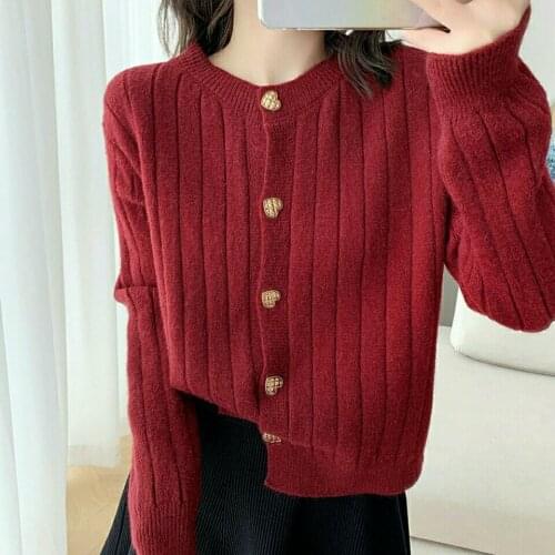 Woman Sweaters 2020 Autumn Winter Knitting Cardigan Coat Womens Top Womens Loose Sweater Femme Chandails Pull Hiver