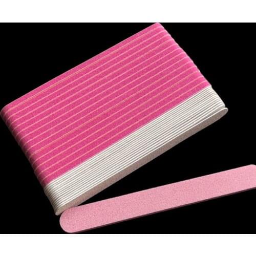 1 pc metal base with 30 pcs removalble pads durable nail file replacement sanding file pads nail file random colour