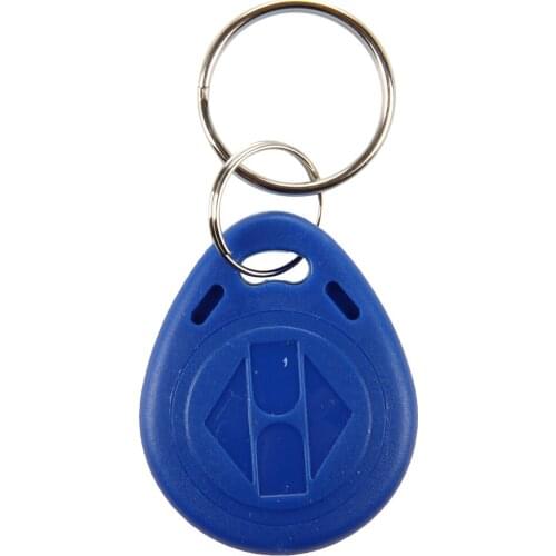 100 x Key Badge Proximite RFID 125Khz ABS Blue Security for Home
