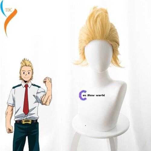 2020 Anime My Hero Academia Mirio Toogata Million Cosplay Wig Boku No Hero Academia Cosplay BIG 3 Mirio Toogata Yellow Wigs