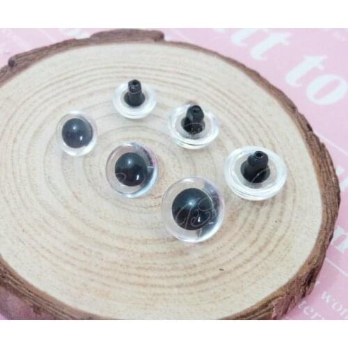 50pcs--plastic clear crystal handscrew toy eyes for DIY doll materials---9mm/10.5mm/12mm/13mm/15mm/16.5mm/18mm-you can choose
