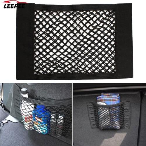 Car Storage Net Bag Organizer pocket Automotive Bag Truck storage bag Car net trunk Organizer Luggage Storage Back Seat Storage