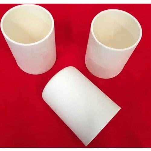 Dia115x155mm 1300ml 99.5% alumina crucible /Cylindrical corundum crucible /Cylindrical ceramic refractorye crucible