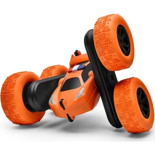 Doube Side RC Car 2.4Ghz 4CH Mini Stunt Drift Deformation Car Radio Control Car 360 Degree Flip RC Vehicle Toys with LED Light