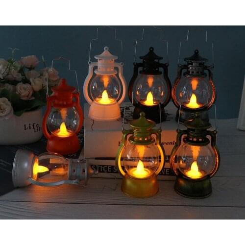 Energy-Saving Holiday Desktop Hanging Bar Night Light Retro Classic Oil Lamp Halloween Decoratioe Party Retro